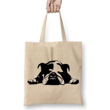 Baskı Dükkanı Bulldog Pug Köpek Bez Kadın Günlük Çanta