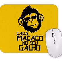 Baskı Dükkanı Cada Macaco No Seu Galho Mouse Pad