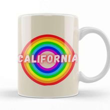 Baskı Dükkanı California Vintage Retro Style Art Kupa