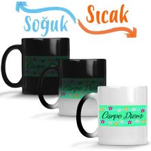 Baskı Dükkanı Carpe Diem VI Sihirli Porselen Kupa