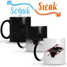 Baskı Dükkanı Casa Stark Got Winter is Coming Sihirli Porselen Kupa