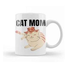 Baskı Dükkanı Cat Mom Gifts Cat Mom Kupa