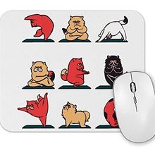 Baskı Dükkanı Cat Yoga Köpek Mouse Pad