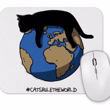 Baskı Dükkanı Cats Rule the World Mouse Pad
