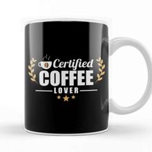 Baskı Dükkanı Certified Coffee Lover Caffeine Addict Kupa