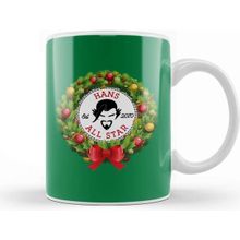 Baskı Dükkanı Christmas All Star Overwatch Hans Wreath Kupa Bardak