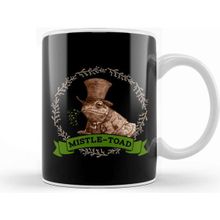 Baskı Dükkanı Christmas Mistle Toad Kupa Bardak
