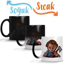 Baskı Dükkanı Chucky 01 Sihirli Porselen Kupa