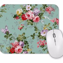 Baskı Dükkanı Cicek Desenli Mouse Pad