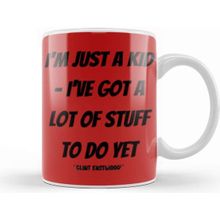 Baskı Dükkanı Clint Eastwood Quotes Gift Vintage Retro Rainbow Style Kupa