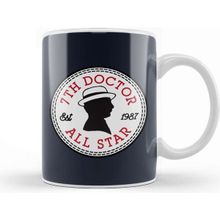Baskı Dükkanı Converse All Star Seventh Doctor Who Kupa Bardak