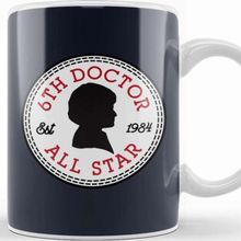Baskı Dükkanı Converse All Star Sixth Doctor Who Kupa Bardak