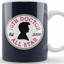 Baskı Dükkanı Converse All Star Tenth Doctor Who Kupa Bardak