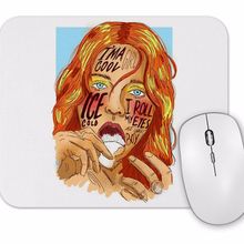 Baskı Dükkanı Cool Girl Mouse Pad