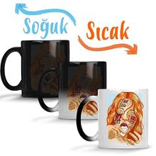 Baskı Dükkanı Cool Girl Sihirli Porselen Kupa