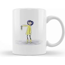 Baskı Dükkanı Coraline Watercolor Kupa Bardak