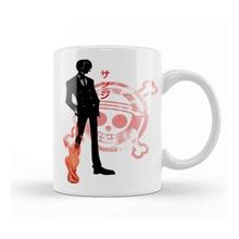 Baskı Dükkanı Crimson Sanji White Kupa
