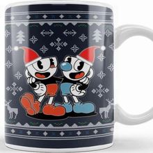 Baskı Dükkanı Cuphead Christmas Knit Kupa Bardak