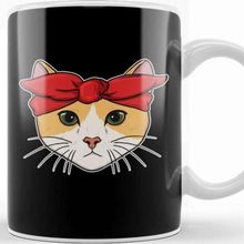 Baskı Dükkanı Cute & Adorable Gangster Bandana Cat Thug Kitty Kupa Bardak