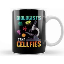 Baskı Dükkanı Cute Biologists Take Cellfies Selfies Biology Pun Kupa Bardak