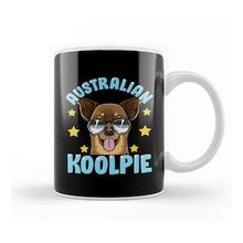Baskı Dükkanı Cute & Funny Australian Koolpie Kelpie Dog Pun Kupa Bardak