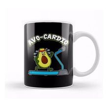 Baskı Dükkanı Cute & Funny Avo Cardio Avocado Cardio Gym Pun Kupa Bardak