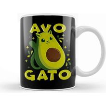 Baskı Dükkanı Cute & Funny Avogato Avocado Cat Pun Kupa Bardak