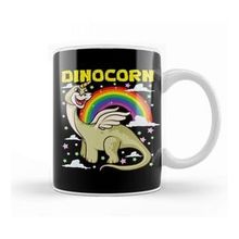 Baskı Dükkanı Cute & Funny Dinocorn Dinosaur Unicorn Kupa Bardak