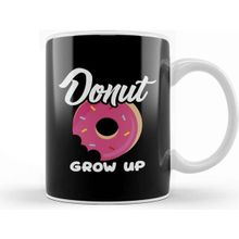 Baskı Dükkanı Cute & Funny Donut Grow Up Pun Do Not Grow Up Joke Kupa Bardak