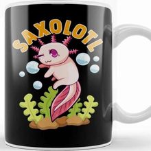 Baskı Dükkanı Cute Funny Saxolotl Adorable Axolotl Playing Sax Kupa
