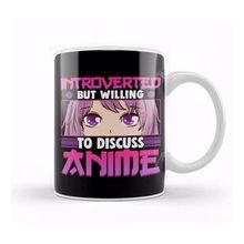 Baskı Dükkanı Cute Introverted But Willing to Discuss Anime Girl Kupa Bardak