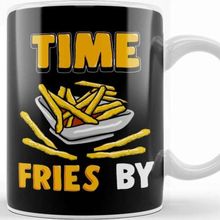 Baskı Dükkanı Cute Time Fries By Funny French Fry Food Pun Kupa