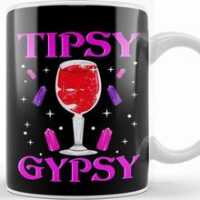 Baskı Dükkanı Cute Tipsy Gypsy Funny Halloween Drinking Wine Kupa