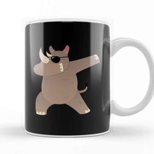 Baskı Dükkanı Dabbing Rhino Rhinoceros Dab Animal 01 Kupa Bardak
