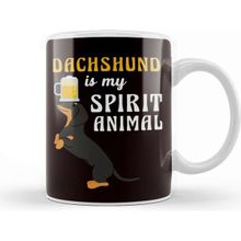 Baskı Dükkanı Dachshund My Spirit Animal Wiener Sausage Puppy Kupa