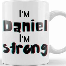 Baskı Dükkanı Daniel Name Personalized Custom Design Gift Baby Gift For Him Kupa