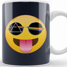 Baskı Dükkanı Dark Side Of The Sticking Out Tongue Emoji Kupa