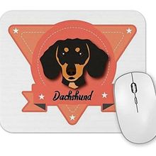 Baskı Dükkanı Daschshund Coleçao Raças Pug Köpek Mouse Pad