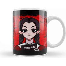 Baskı Dükkanı Death Note Adams Family Wednesdays Note Beyaz Porselen Kupa Bardak