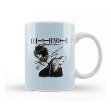 Baskı Dükkanı Death Note L 02 Beyaz Porselen Kupa Bardak