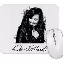 Baskı Dükkanı Demi Lovato B w Autografada Mouse Pad
