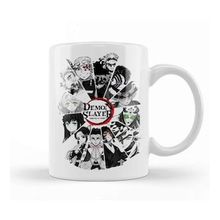 Baskı Dükkanı Demon Slayer All Characters Black and White Kupa