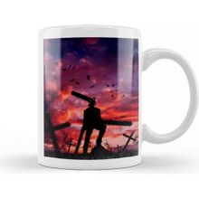 Baskı Dükkanı Denji Chainsaw Man Beyaz 330 ml Porselen Kupa Bardak