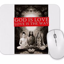 Baskı Dükkanı Deus E Amor Mouse Pad