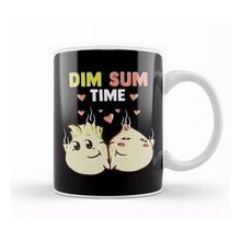 Baskı Dükkanı Dim Sum Time Funny Food Pun Cute Dimsum Beyaz Porselen Kupa Bardak