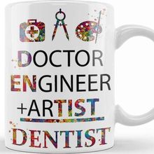 Baskı Dükkanı Doctor Engineer Artist Dentist 024 Kupa Bardak