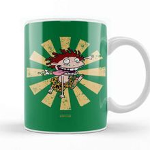 Baskı Dükkanı Donnie Retro Japanese Wild Thornberrys Beyaz 330 ml Porselen Kupa Bardak
