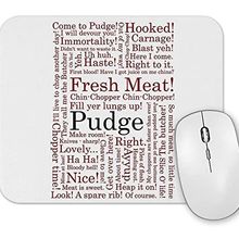 Baskı Dükkanı Dota 2 Pudge Typography Pudge Mouse Pad