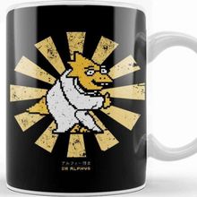 Baskı Dükkanı Dr Alphys Retro Japanese Undertale Porselen Beyaz Kupa Bardak