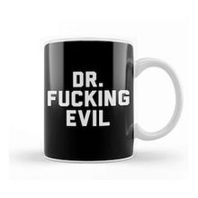 Baskı Dükkanı Dr Fucking Evil Porselen Beyaz Kupa Bardak